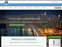 Tablet Screenshot of credenceis.com
